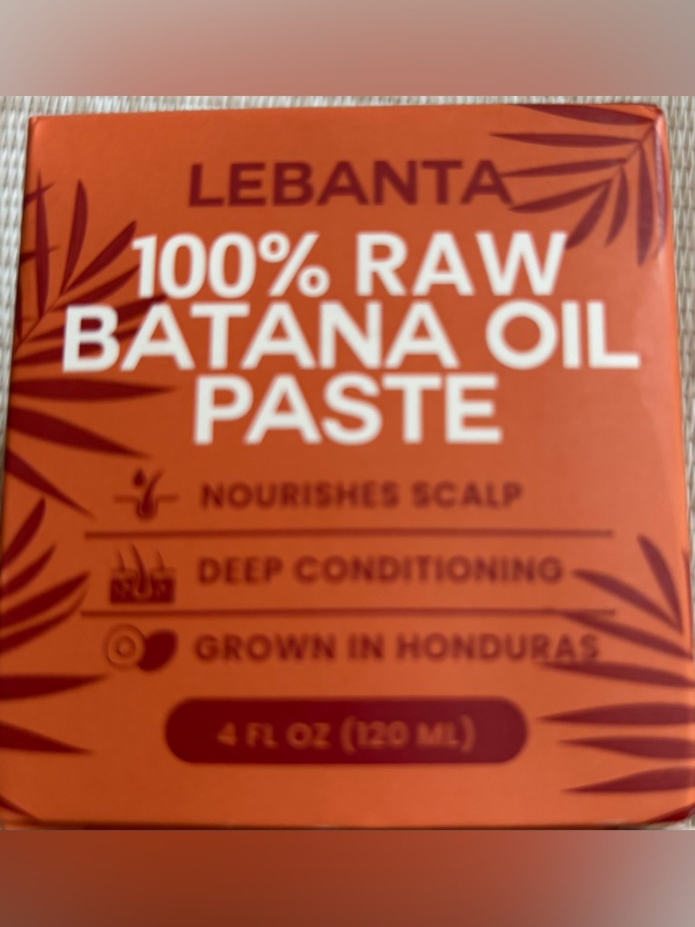 Lebanta 100% Raw Batana Oil Paste